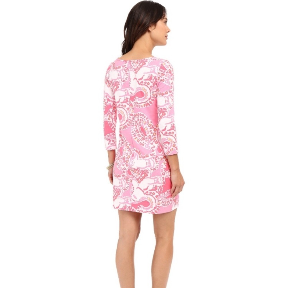 Lilly Pulitzer Pink & White Paisley Shift Dress